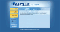 Desktop Screenshot of coastlinesign.com